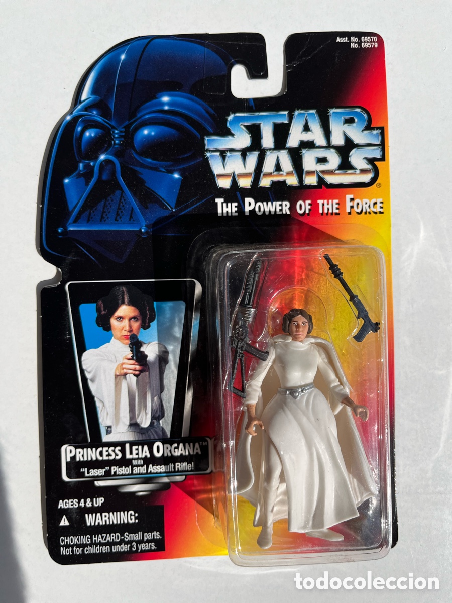 Figuras y mu&ntilde;ecos Star Wars: STAR WARS PRINCESS LEIA ORGANA KENNER 1995 POTF2 RED CARD .00 PRECINTADA MOC