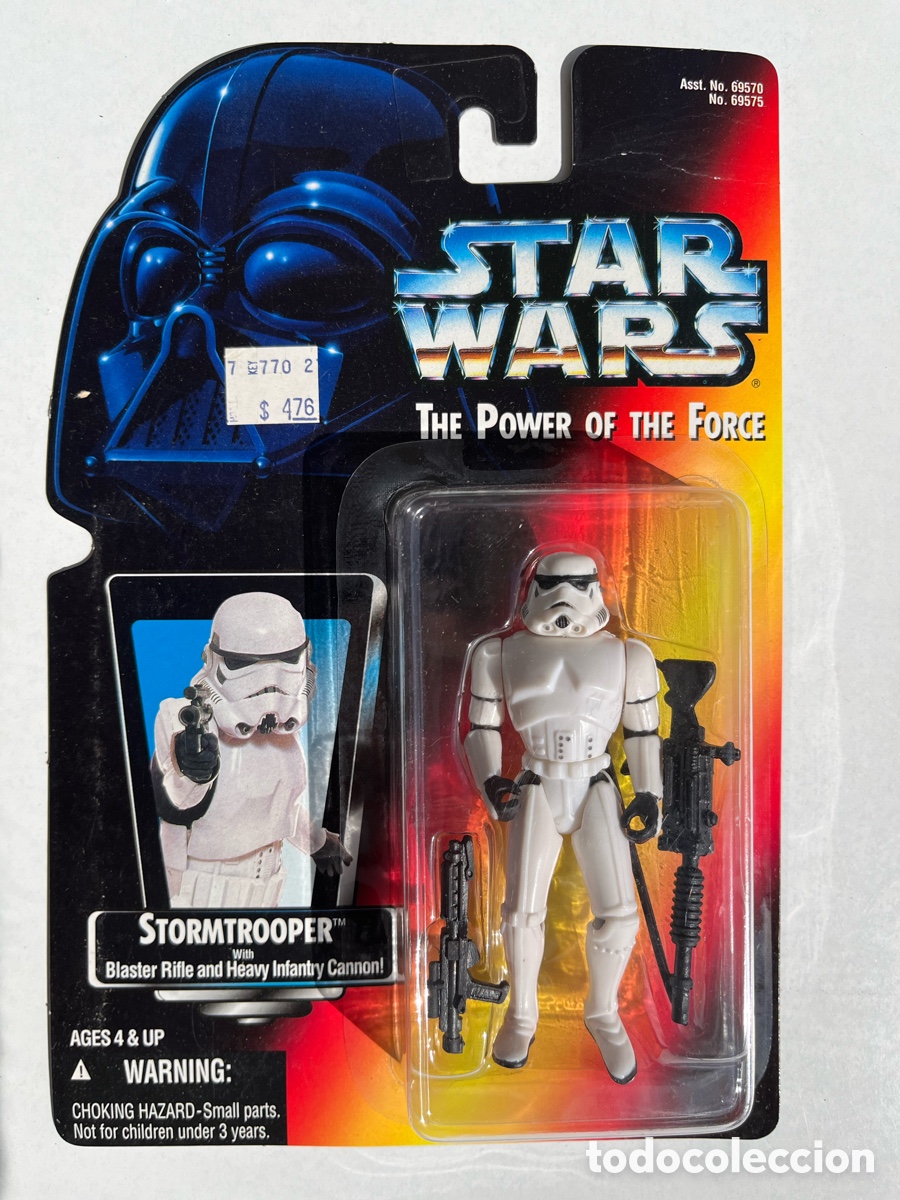 Figuras y mu&ntilde;ecos Star Wars: STAR WARS STORMTROOPER KENNER 1995 POTF2 RED CARD .00 69575 PRECINTADO MOC