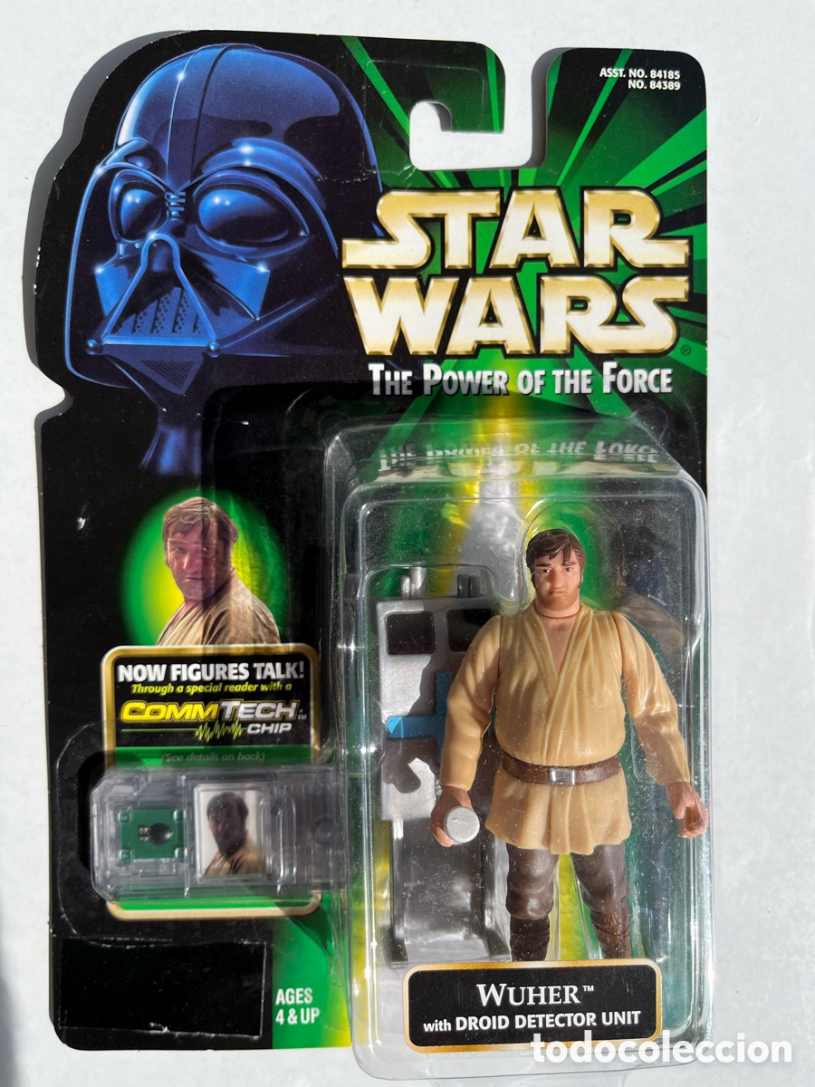Figuras y mu&ntilde;ecos Star Wars: STAR WARS WUHER KENNER HASBRO POTF2 COMMTECH FAN CLUB EXCLUSIVE 84389 MOC 1999
