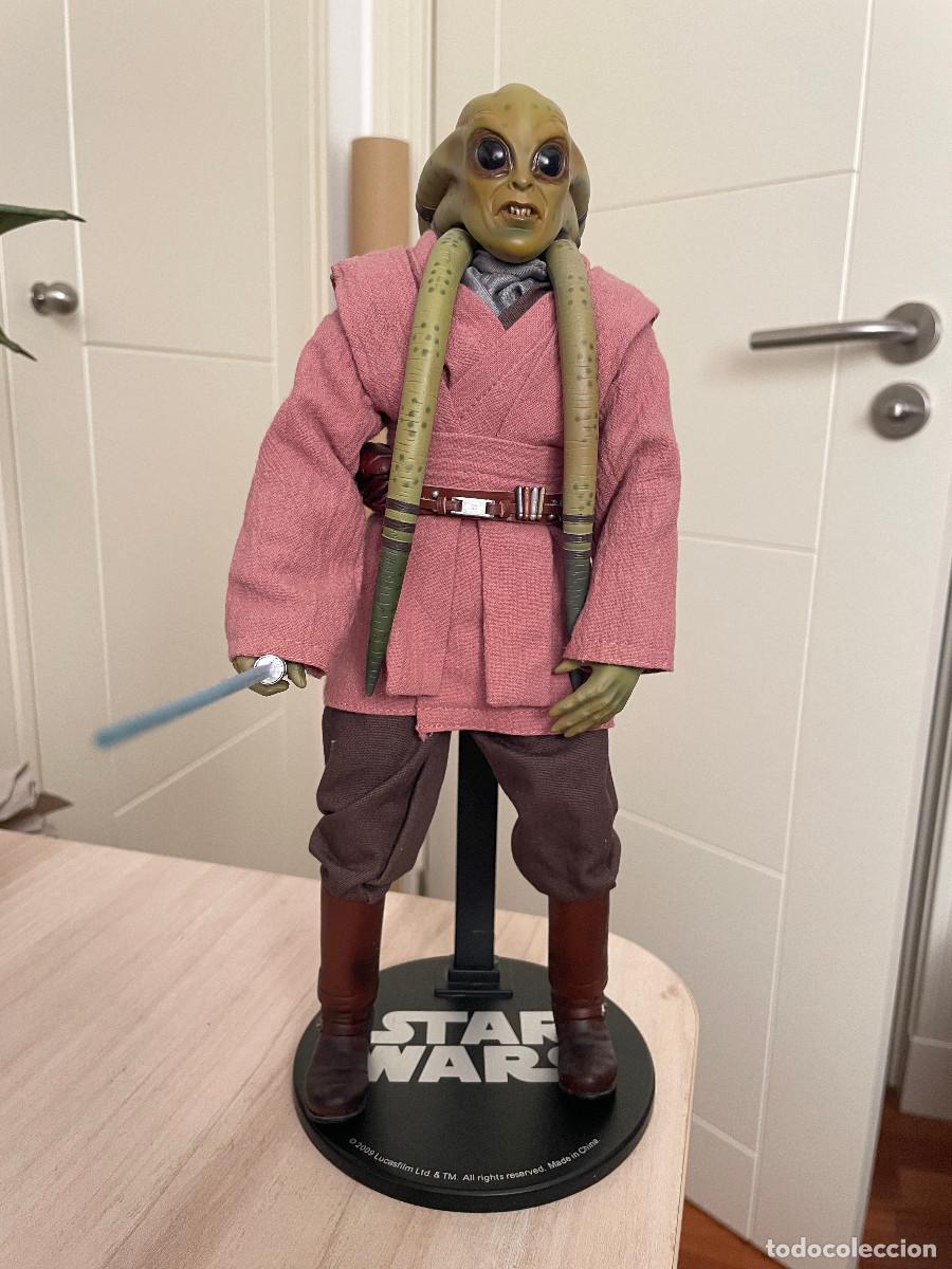 Figuras y mu&ntilde;ecos Star Wars: Sideshow. Maestro Jedi Kit Fisto, escala 1/6.