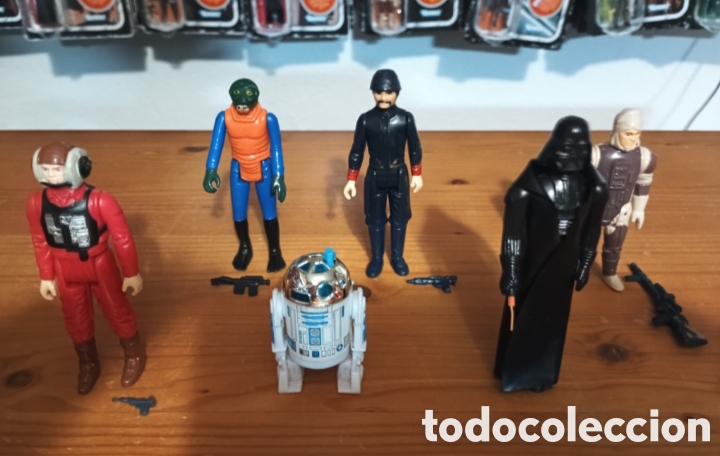 Figuras y mu&ntilde;ecos Star Wars: 6 Figuras Star Wars Kenner 1977 a 1985 vintage impecables Leer descripci&oacute;n Lote 3