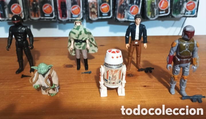 Figuras y mu&ntilde;ecos Star Wars: 6 Figuras Star Wars Kenner 1977 a 1985 vintage impecables Leer descripci&oacute;n Lote 5