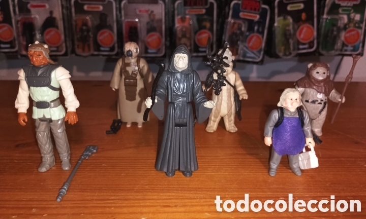 Figuras y mu&ntilde;ecos Star Wars: 6 Figuras Star Wars Kenner 1977 a 1985 vintage impecables Leer descripci&oacute;n Lote 6