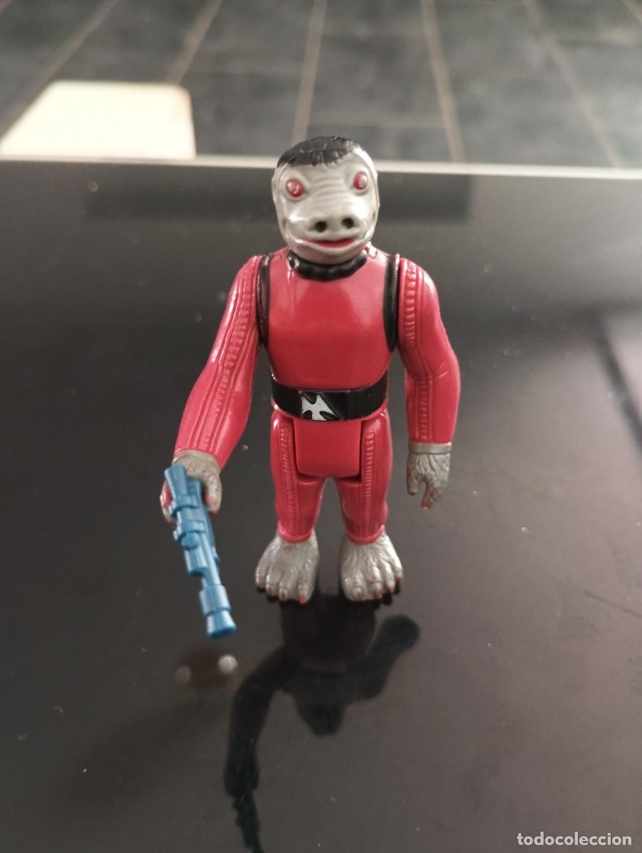 Figuras y mu&ntilde;ecos Star Wars: SNAGGLETOOTH GMFGI 1978 Made in Hong Kong Pintura muy bien Arma Original Star Wars Kenner Vintage