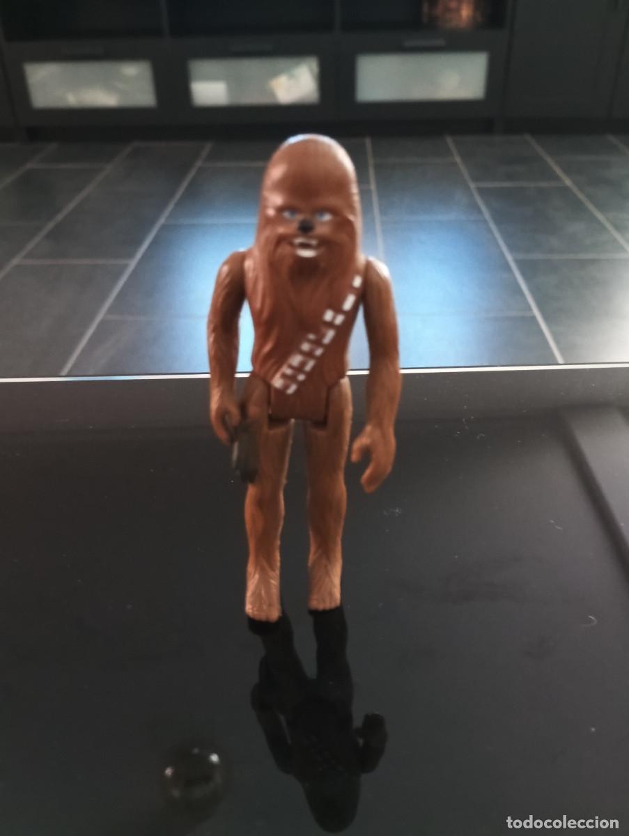 Figuras y mu&ntilde;ecos Star Wars: CHEWBACCA GMFGI 1977 Made Hong Kong Pintura perfecta Se regala Arma repro Vintage Kenner Star Wars