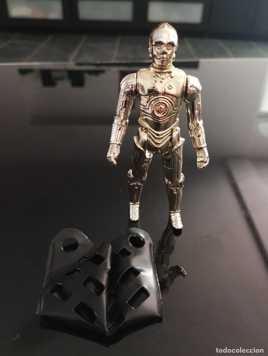 Figuras y mu&ntilde;ecos Star Wars: JOYA COLECCIONISMO C-3PO REMOVABLE LIMBS: 1982 Raised Bar PBP ESPA&Ntilde;A RED ORIGINAL STAR WARS KENNER