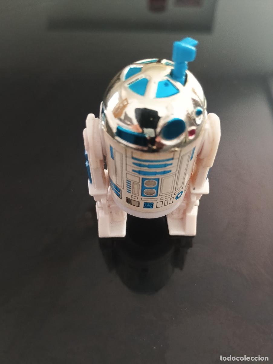 Figuras y mu&ntilde;ecos Star Wars: R2-D2 SENSORSCOPE GMFGI 1977 Hong Kong Pegatina perfecta Click cabeza Star Wars Kenner Vintage