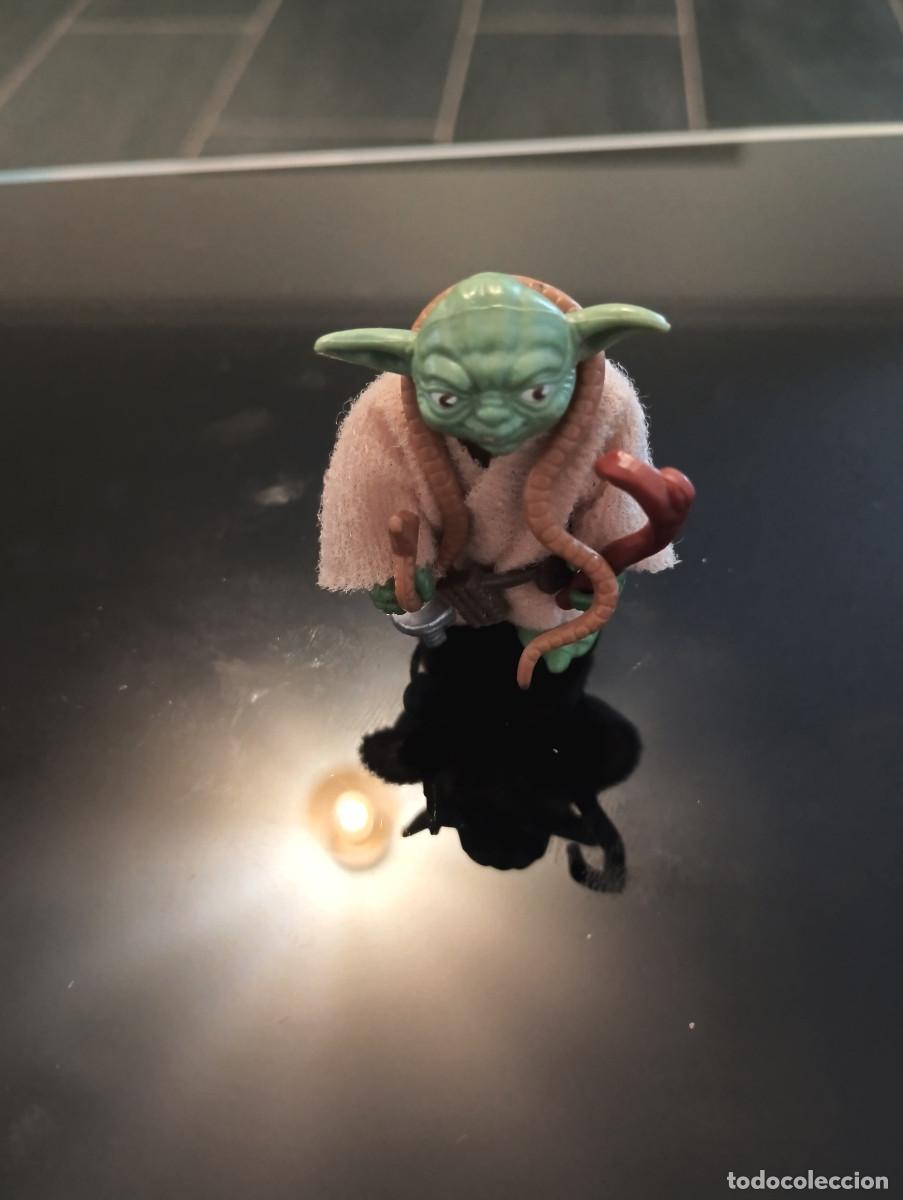 Figuras y mu&ntilde;ecos Star Wars: YODA LFL 1980 Hong Kong Versi&oacute;n Serpiente marr&oacute;n Perfecta accesorios perfectos Kenner Star Wars