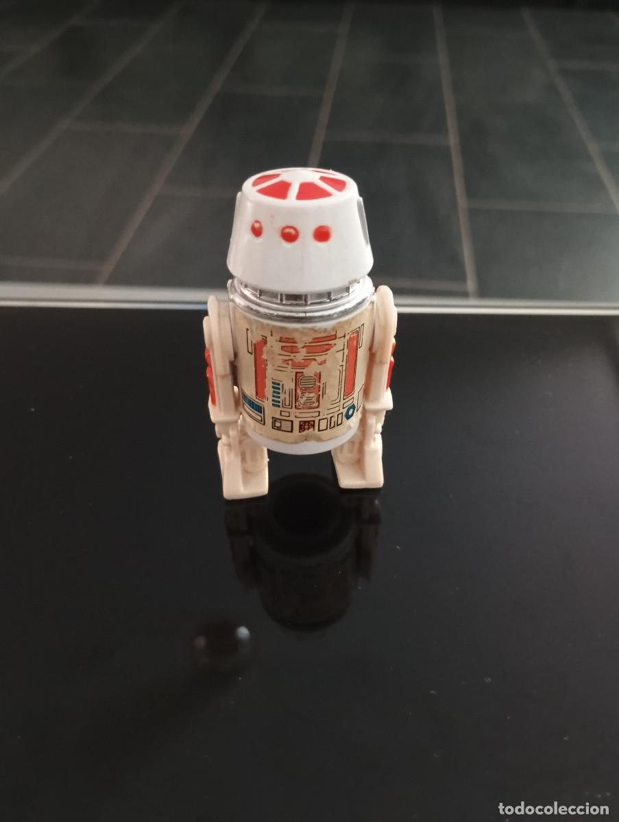 Figuras y mu&ntilde;ecos Star Wars: R5-D4 LFL 1977 Hong Kong Pegatina algo desgastada Cabeza click perfecto Kenner Star Wars Vintage