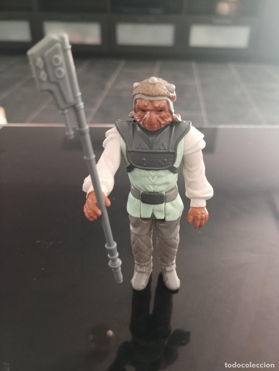 Figuras y mu&ntilde;ecos Star Wars: NIKTO LFL 1983 PBP TRILOGO SCARED COO VI Variante 1 cicatriz Perfecta Arma original Star Wars Kenne
