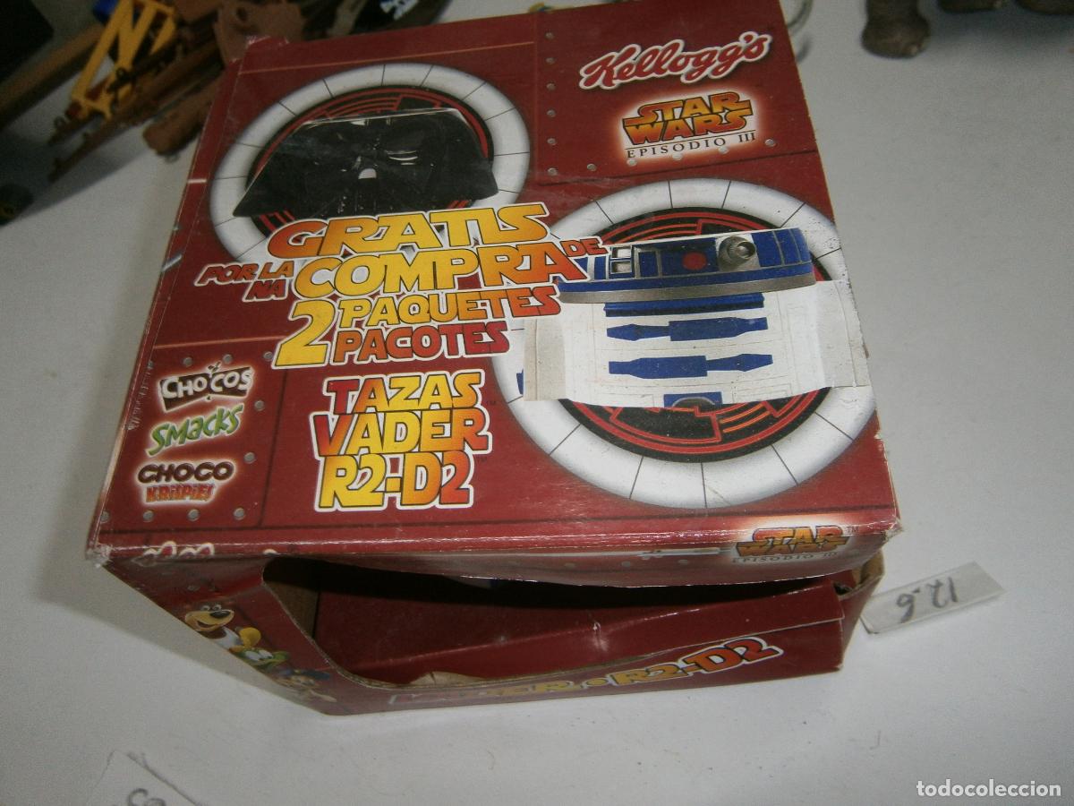 Figuras y mu&ntilde;ecos Star Wars: ANTIGUA TAZA VINTAGE EN SU CAJA R2-D2