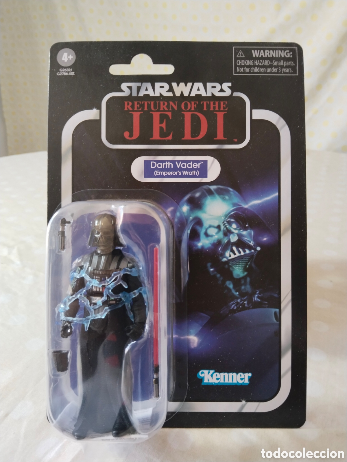 Figuras y mu&ntilde;ecos Star Wars: Darth Vader electrocutado (Star Wars: El Retorno del Jedi) - Star Wars Vintage Collection