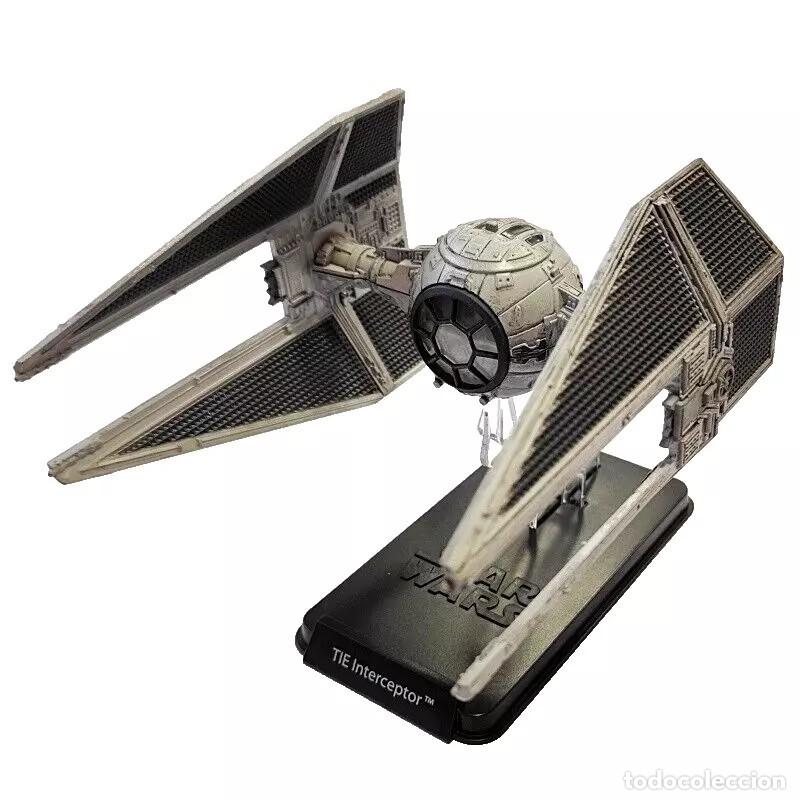 Figuras y mu&ntilde;ecos Star Wars: CAZA IMPERIAL TIE INTERCEPTOR. COLECCI&Oacute;N DE NAVES STAR WARS, PLANETA DE AGOSTINI. CON CAJA (STWR-24)