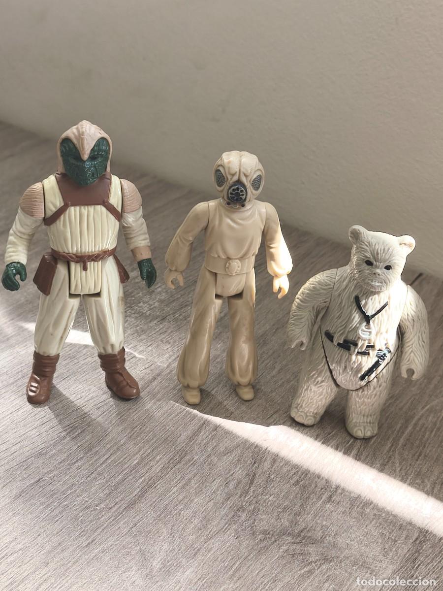 Figuras y mu&ntilde;ecos Star Wars: Lote 3 figuras Star Wars kenner a&ntilde;os 80