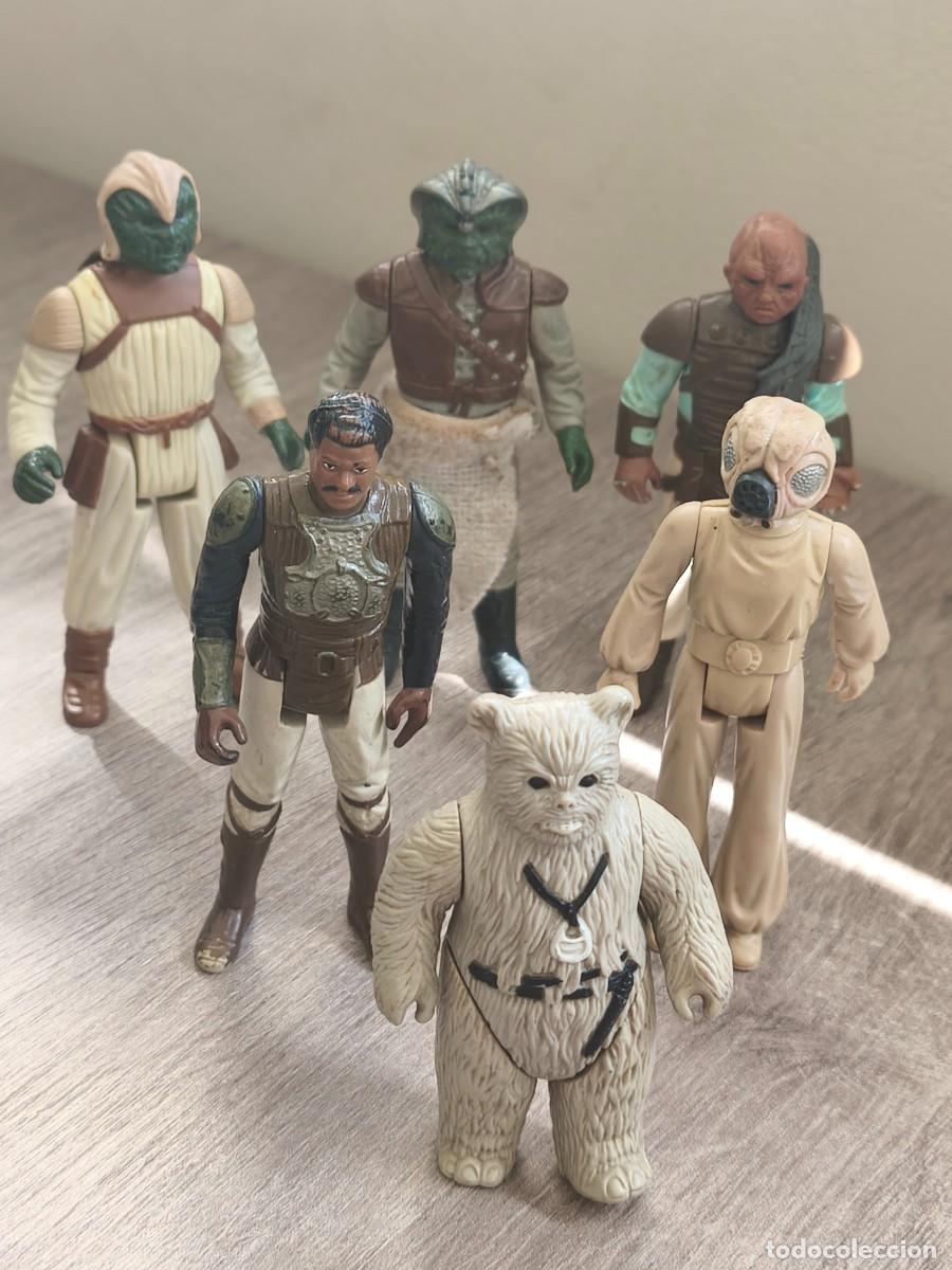 Figuras y mu&ntilde;ecos Star Wars: Lote 5 figuras Star Wars kenner a&ntilde;os 80