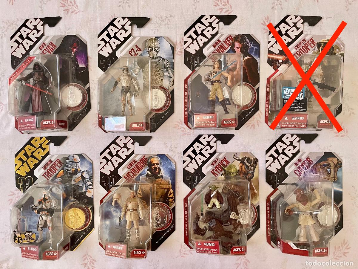 Figures and Dolls Star Wars: Star Wars Blisters 30th Anniversary Collection. Por lote o por unidad.