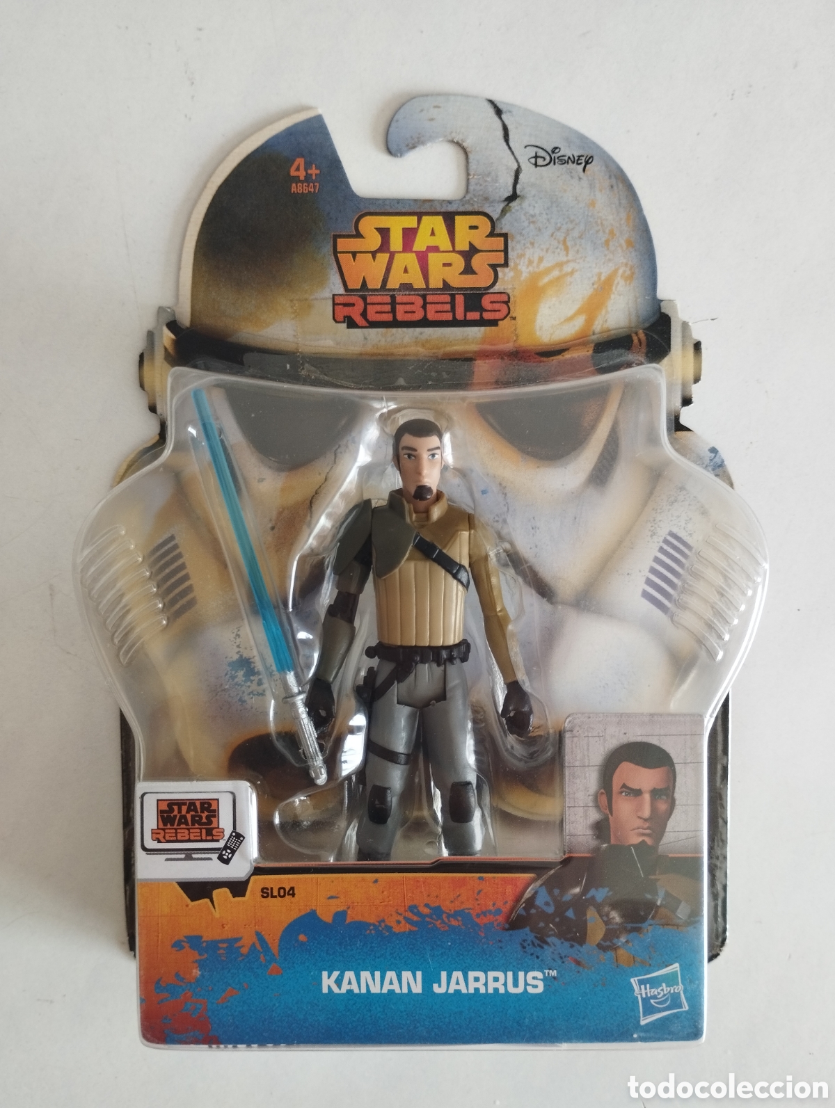 Figuras y mu&ntilde;ecos Star Wars: STAR WARS REBELS KANAN JARRUS BLISTER SIN ABRIR HASBRO