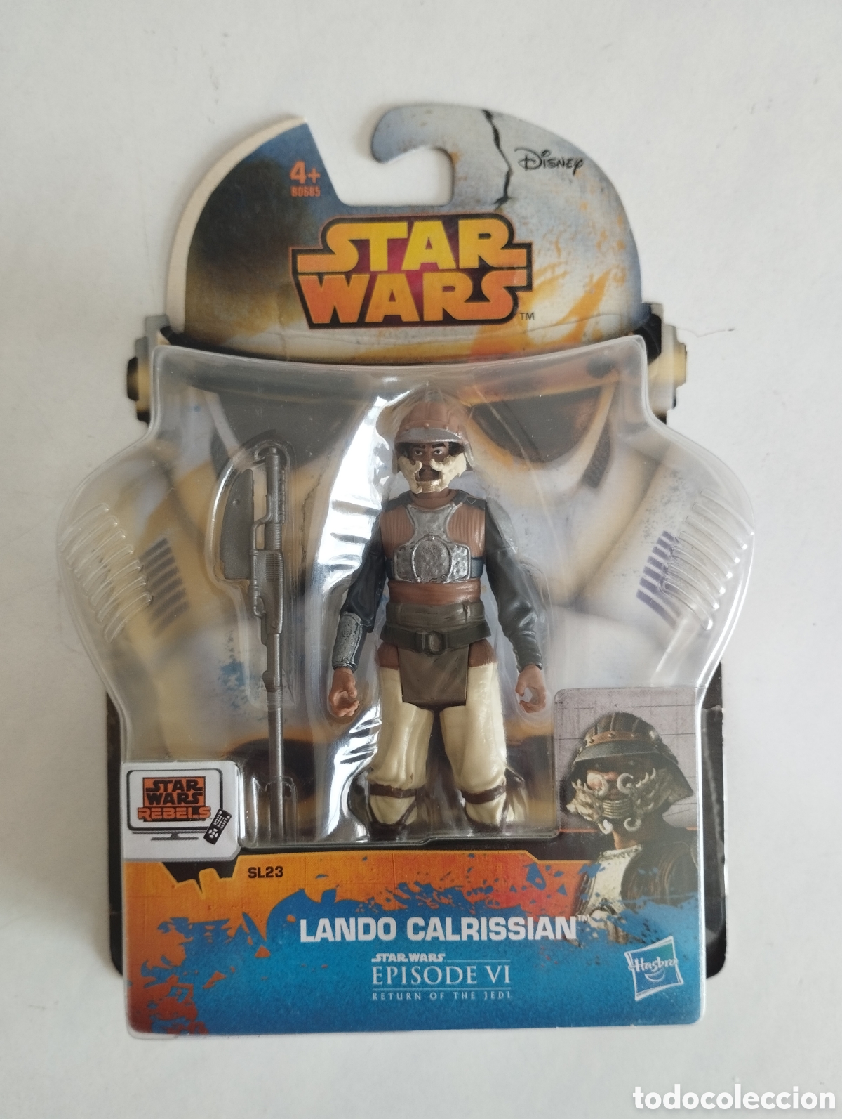 Figuras y mu&ntilde;ecos Star Wars: STAR WARS REBELS LANDO CARLRISSIAN RETURN OF THE JEDI BLISTER SIN ABRIR HASBRO