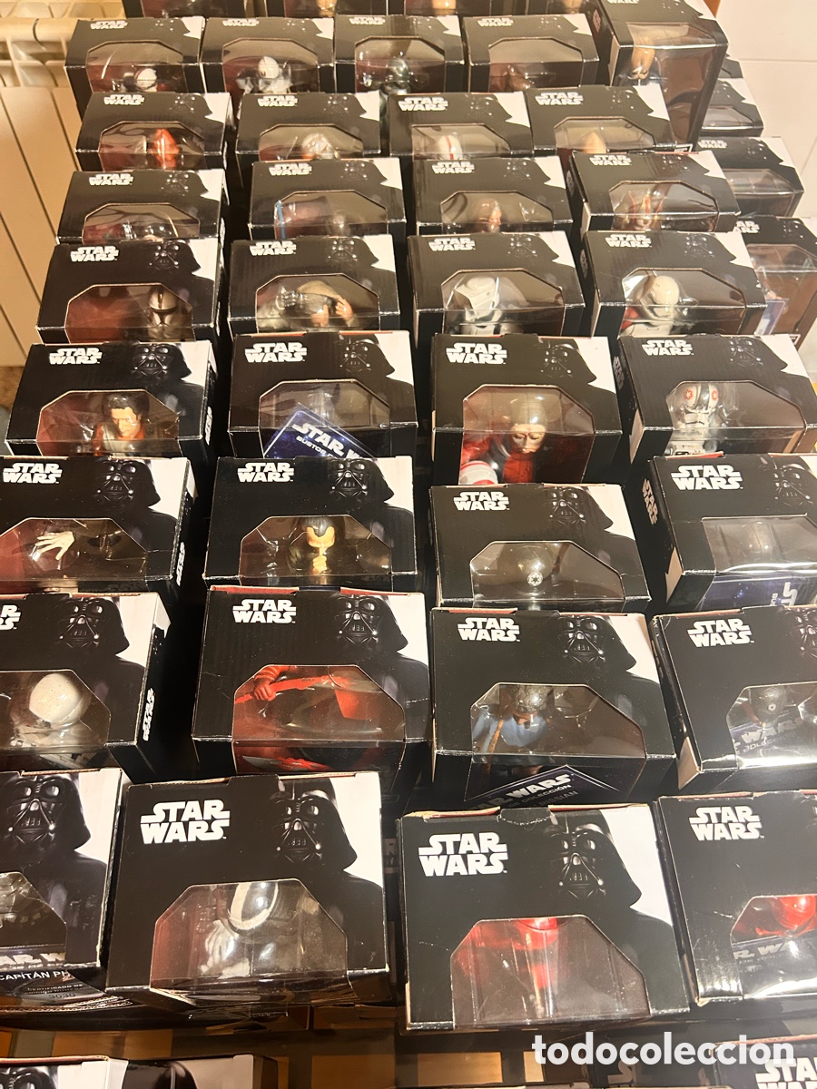 Figuras y mu&ntilde;ecos Star Wars: Colecci&oacute;n bustos Star Wars Altaya 89/90 figuras + 3 archivadores