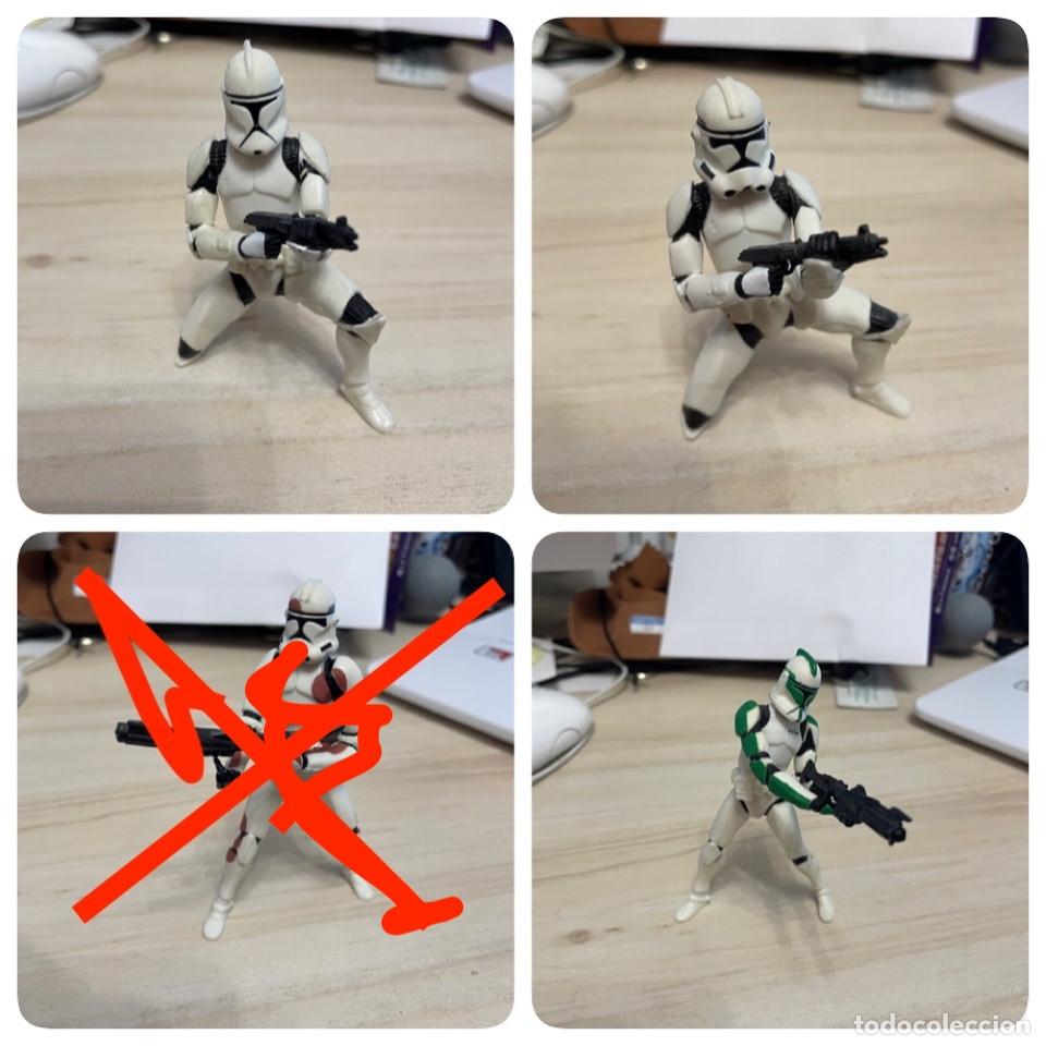 Figuras y mu&ntilde;ecos Star Wars: STAR WARS. Lote de 3 Clones batalla Geonosis. Por unidad a 12&euro; o lote completo por 27&euro;.