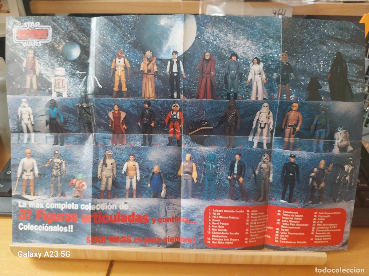 Figuras y mu&ntilde;ecos Star Wars: STAR WARS IMPERIO CONTRAATACA CATALOGO BPB PUCH LUCASFILM A&Ntilde;O 1980 ORIGINAL 31X20.5CMS DESPLEGADO