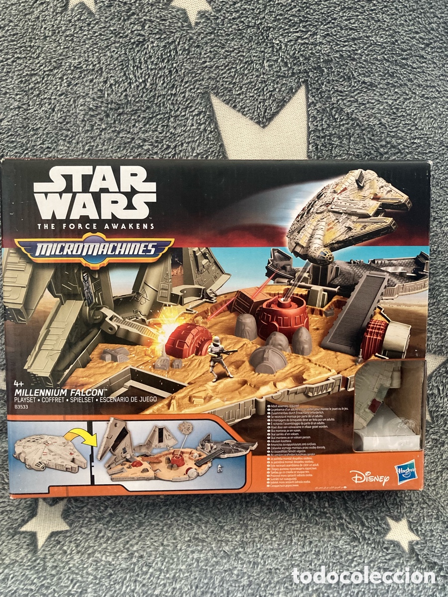 Figuras y mu&ntilde;ecos Star Wars: MicroMachines Star Wars Halc&oacute;n Milinario