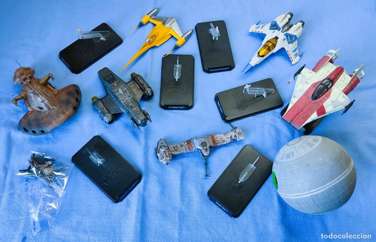 Figuras y mu&ntilde;ecos Star Wars: LOTE DE VEHICULOS DE STAR WARS STARSHIPS DIE CAST ORIGINAL OFICIAL LUCAS FILM