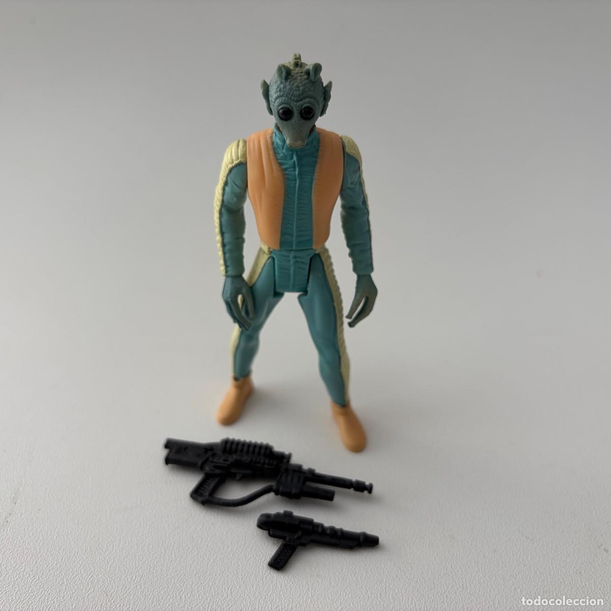 Figuras y mu&ntilde;ecos Star Wars: figura mu&ntilde;eco greedo star wars power of the force kenner 1996 rodian cantina