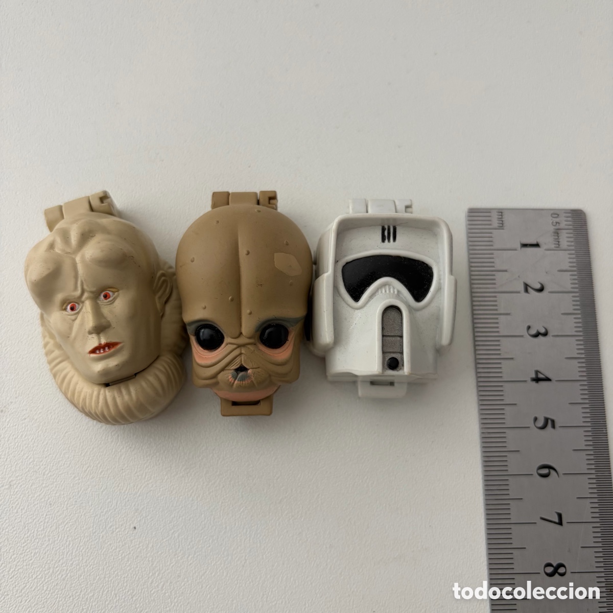 Figuras y mu&ntilde;ecos Star Wars: star wars cabezas micro machines mini heads bib fortuna figrin d&rsquo;an scout trooper galoob 1996