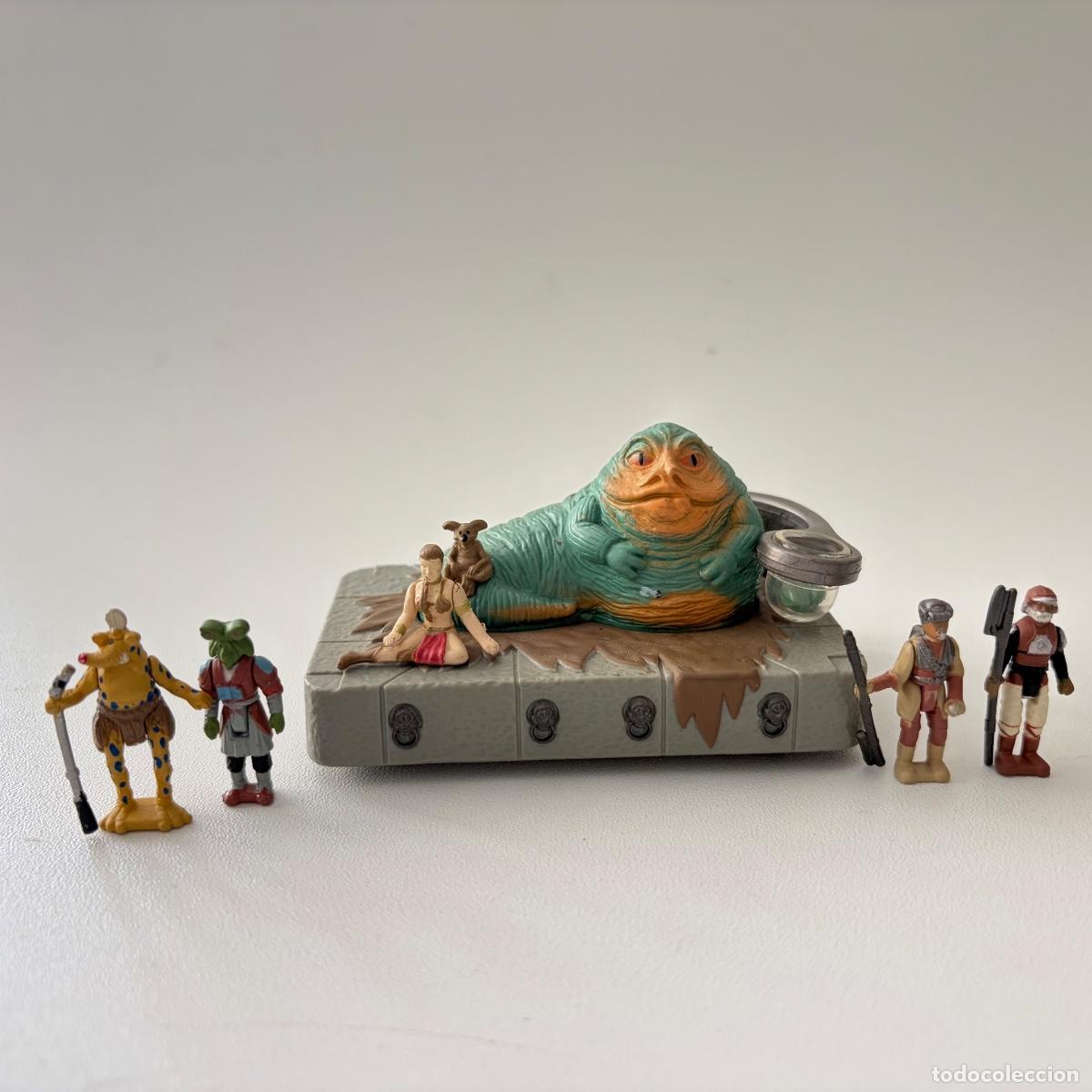 Figuras y mu&ntilde;ecos Star Wars: star wars action fleet jabba the hutt desert palace battle pack 8 galoob 1996