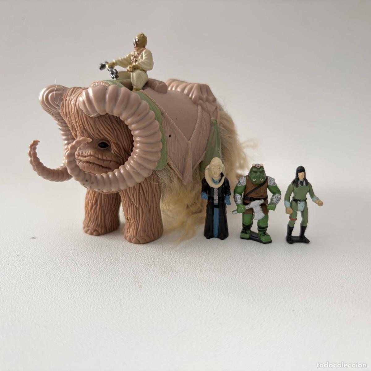 Figuras y mu&ntilde;ecos Star Wars: star wars action fleet bantha battle pack 3 creatures galoob 1996 Bantha Tusken Raider Gamorrean Bib