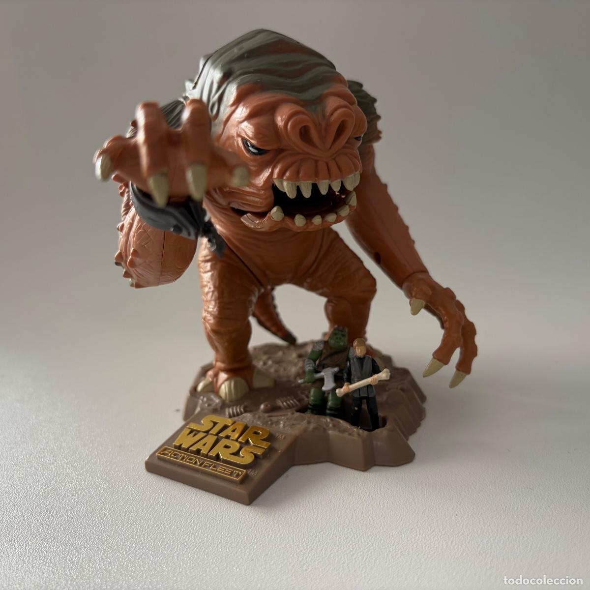 Figuras y mu&ntilde;ecos Star Wars: figura mu&ntilde;eco rancor star wars action fleet galoob 1996 luke gamorrean guard micro machines