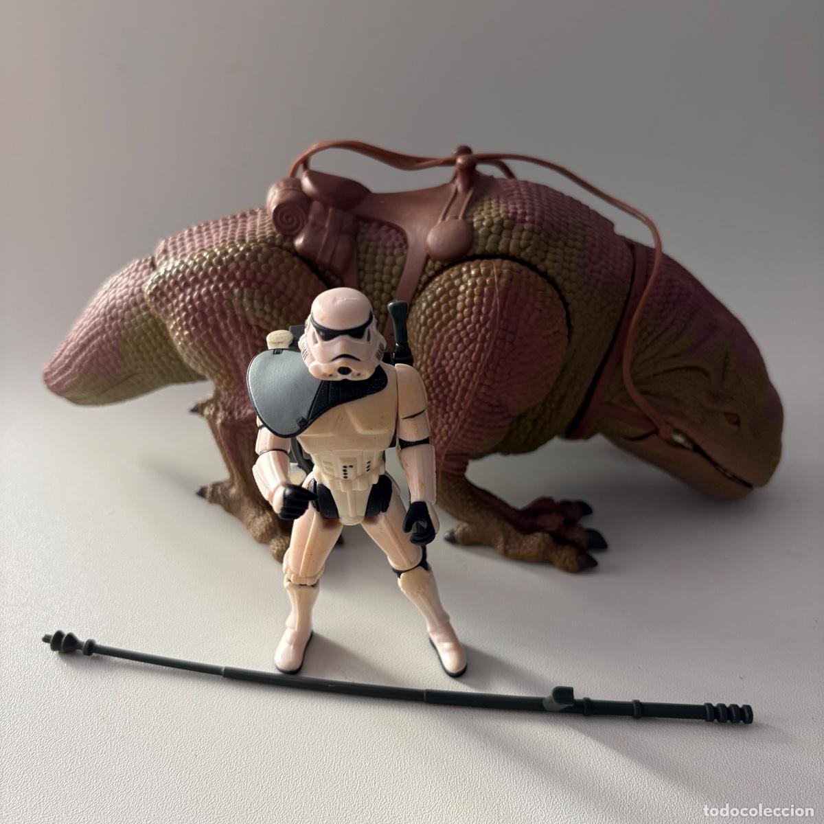 Figuras y mu&ntilde;ecos Star Wars: figura mu&ntilde;eco dewback sandtrooper star wars power of the force kenner 1997