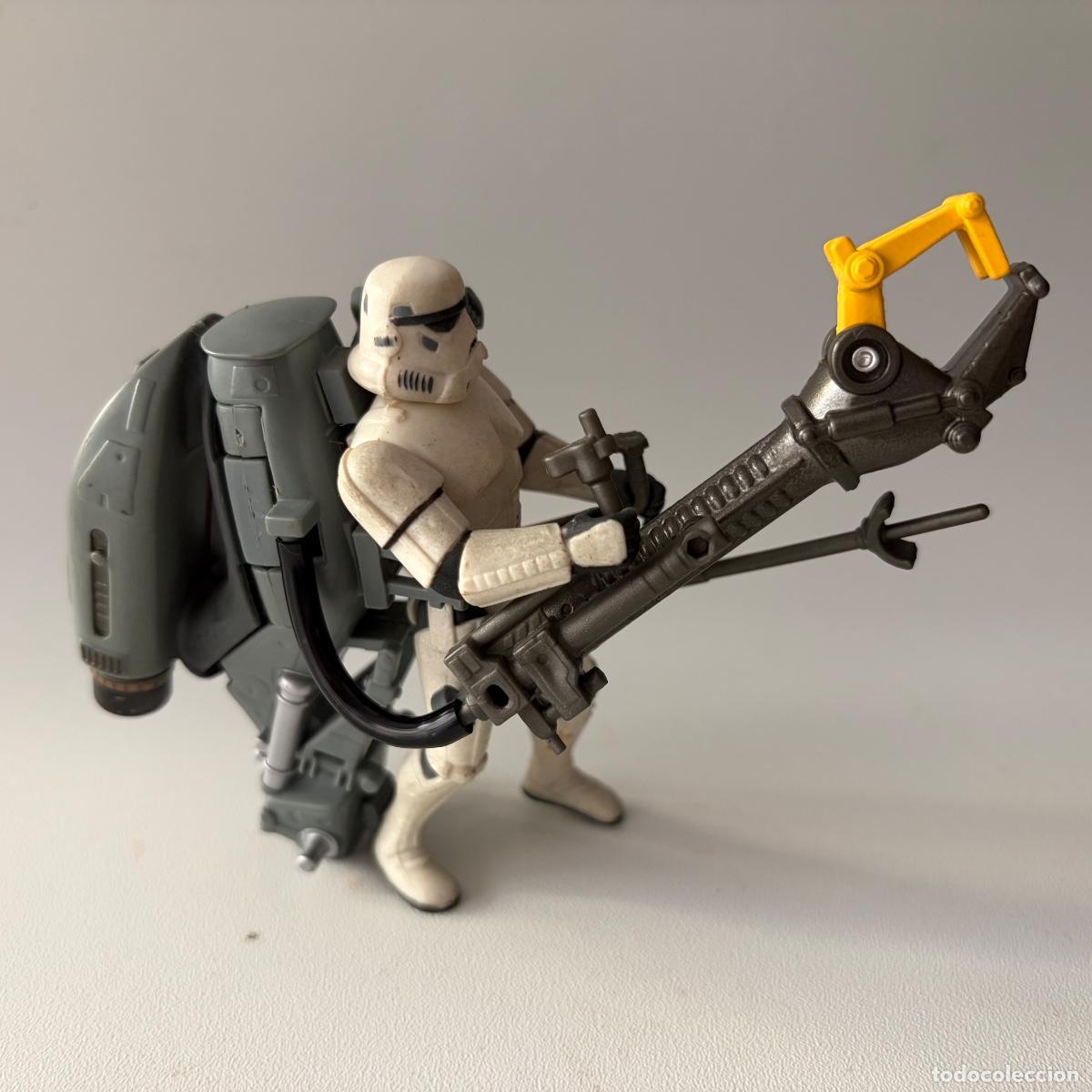 Figuras y mu&ntilde;ecos Star Wars: figura mu&ntilde;eco stormtrooper crowd control star wars potf kenner 1996