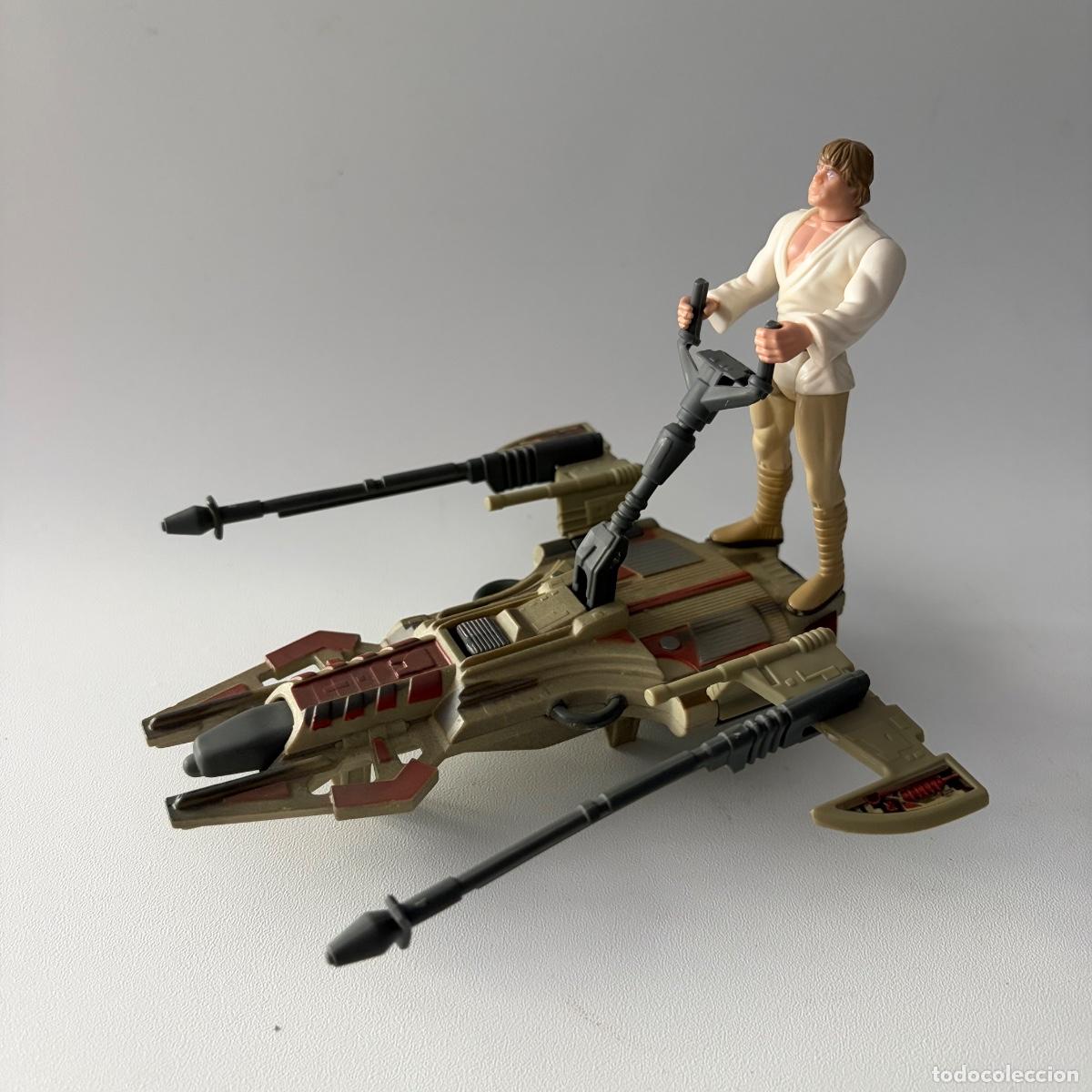 Figuras y mu&ntilde;ecos Star Wars: figura mu&ntilde;eco luke skywalker desert sport skiff star wars kenner 1996