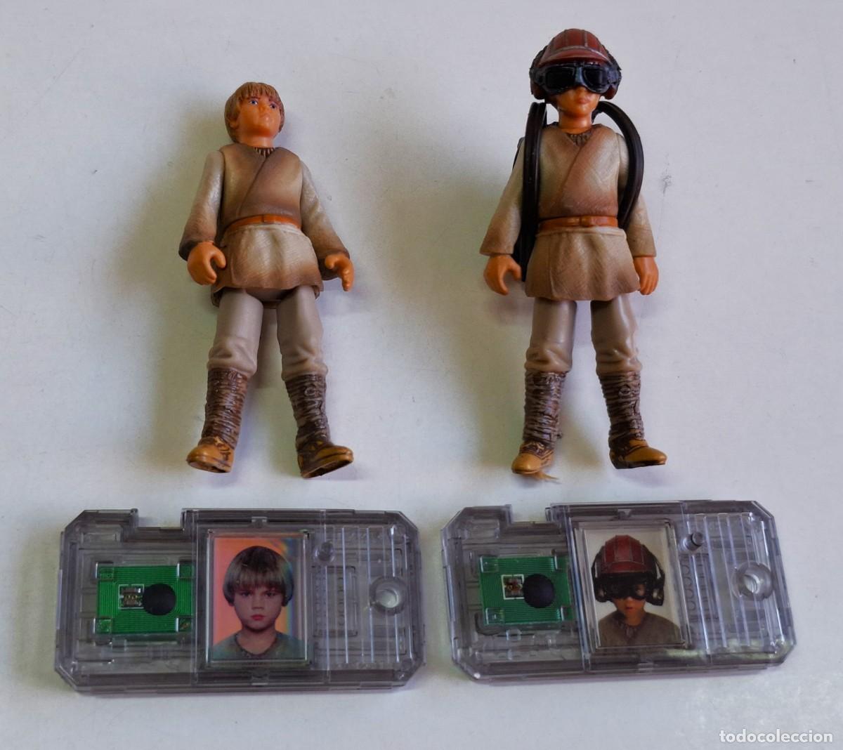 Figuras e Bonecos Star Wars: STAR WARS - ANAKIN SKYWALKER - 2 FIGURAS DE 7.CM Y DOS CARTUCHOS