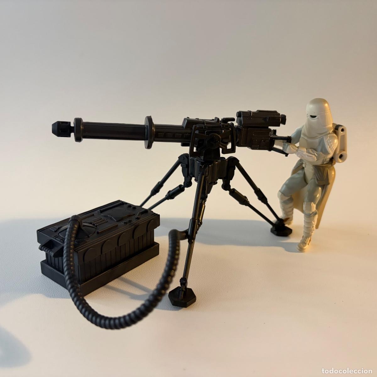 Figuras y mu&ntilde;ecos Star Wars: figura mu&ntilde;eco snowtrooper star wars e-web laser cannon kenner 1997