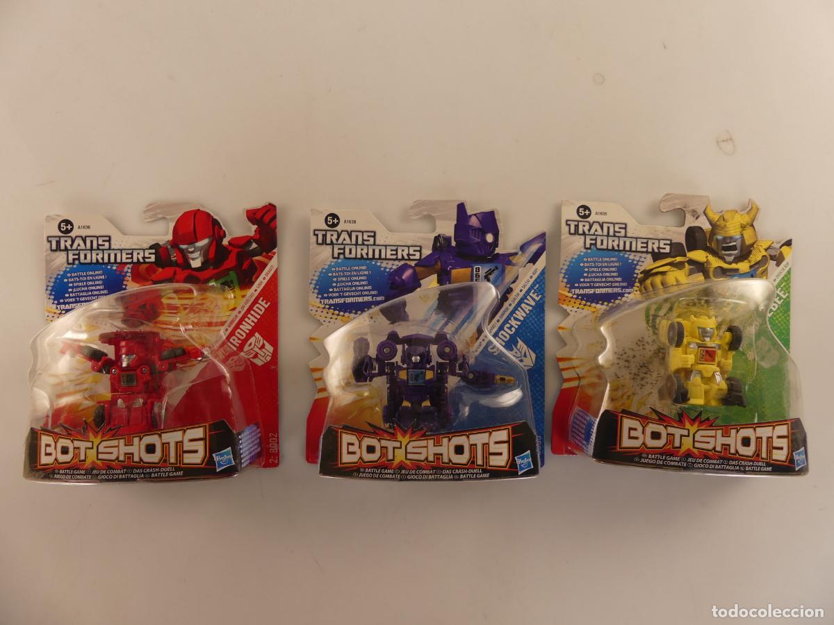 Figuras y mu&ntilde;ecos Star Wars: LOTE DE 3 FIGURAS DE TRANSFORMERS BOT-SHOTS - Foto 2