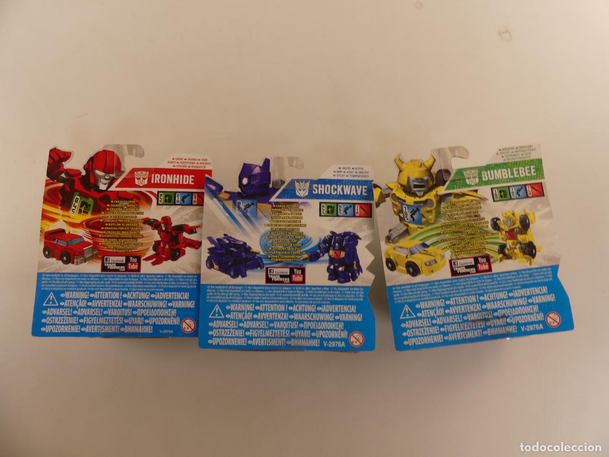 Figuras y mu&ntilde;ecos Star Wars: LOTE DE 3 FIGURAS DE TRANSFORMERS BOT-SHOTS - Foto 7