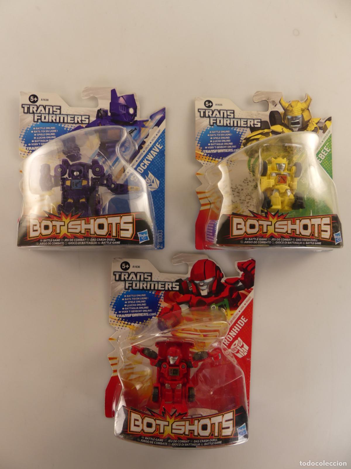 Figuras y mu&ntilde;ecos Star Wars: LOTE DE 3 FIGURAS DE TRANSFORMERS BOT-SHOTS - Foto 1