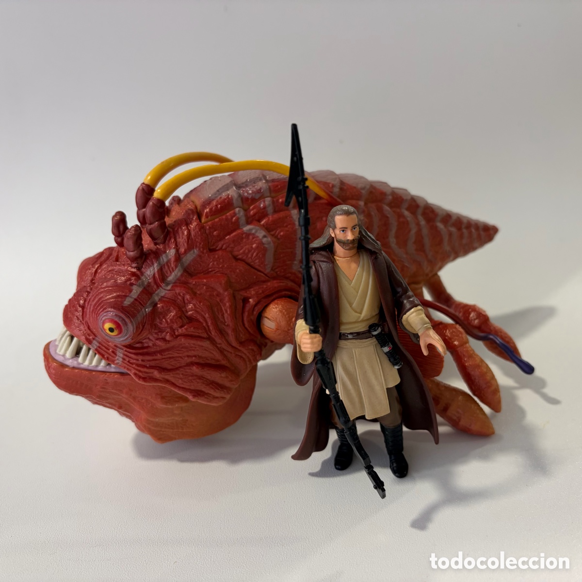 Figuras y mu&ntilde;ecos Star Wars: figura mu&ntilde;eco qui-gon jinn star wars episode I hasbro opee sea killer 1998