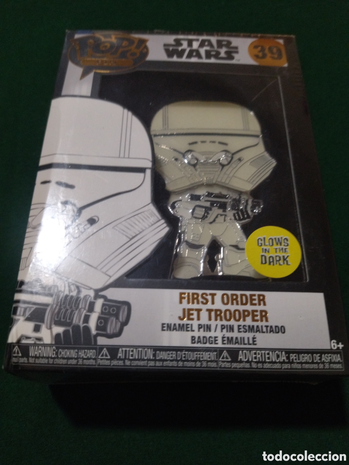 Figuras y mu&ntilde;ecos Star Wars: Funko Pop pin. Star Wars.First order jet trooper. Nuevo.