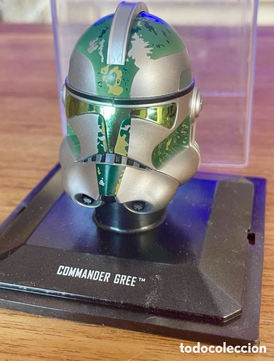 Figurines et Jouets Star Wars: Casco Commander Gree Star Wars Colecci&oacute;n Vitrina
