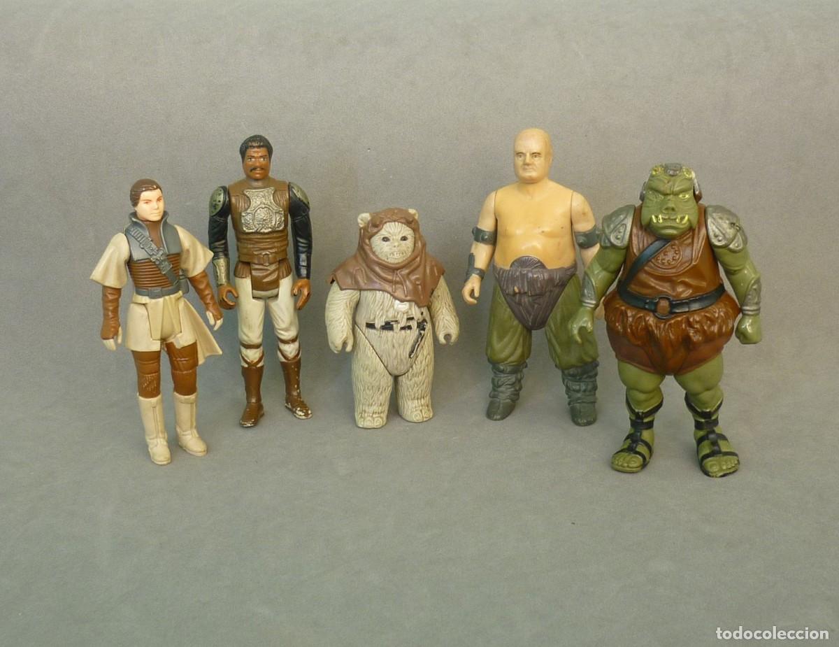 Figuras y mu&ntilde;ecos Star Wars: Lote Figuras Star Wars Antiguos Kenner Lucasfilm Ltd 1983-1984.