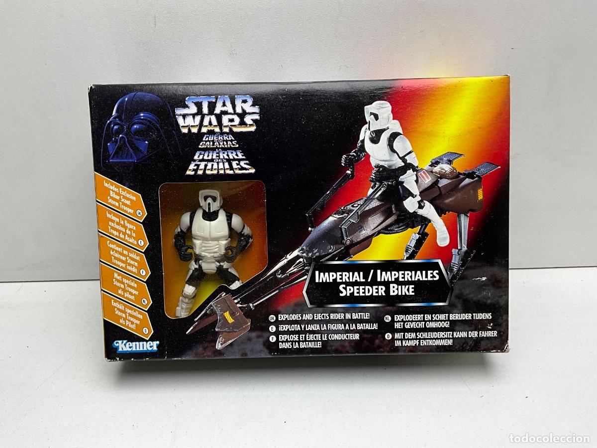 Figuras y mu&ntilde;ecos Star Wars: STAR WARS # IMPERIAL SPEEDER BIKE - THE POWER OF THE FORC&Eacute; - DE KENNER - EST&Aacute; SIN USAR