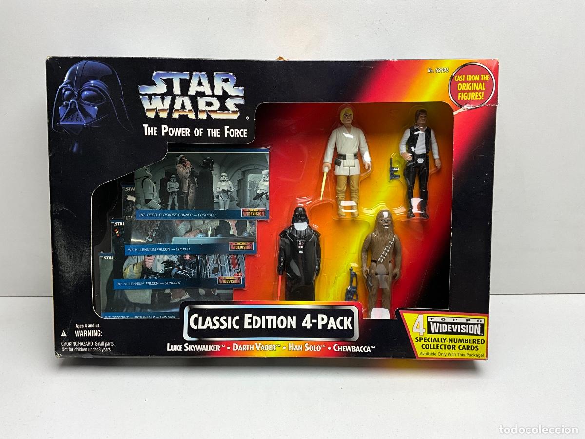 Figuras y mu&ntilde;ecos Star Wars: STAR WARS - THE POWER OF THE FORC&Eacute; - CLASSIC EDITION 4 PACK - KENNER 1995 - EST&Aacute; SIN USAR
