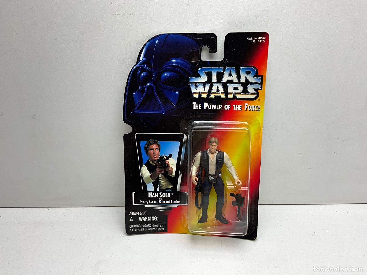 Figuras y mu&ntilde;ecos Star Wars: STAR WARS - THE POWER OF THE FORC&Eacute; - HAN SOLO - KENNER 1995 - BLISTER EST&Aacute; SIN ABRIR