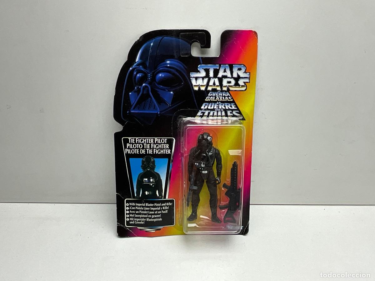 Figuras y mu&ntilde;ecos Star Wars: STAR WARS - THE POWER OF THE FORC&Eacute; - TIE FIGHTER PILOT - KENNER 1996 - BLISTER EST&Aacute; SIN ABRIR