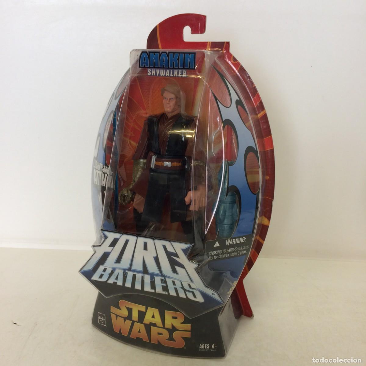 Figuras y mu&ntilde;ecos Star Wars: Star Wars: Figura ANAKIN SKYWALKER - Marca HASBRO - Force Battlers / Lightsaber Attack!
