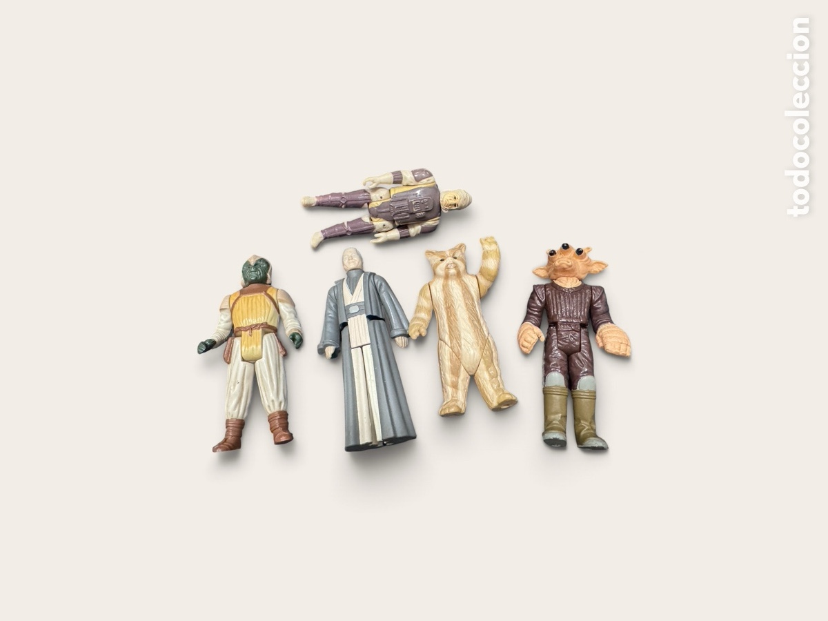 Figuras y mu&ntilde;ecos Star Wars: Lote 5 figuras Star Wars 1983